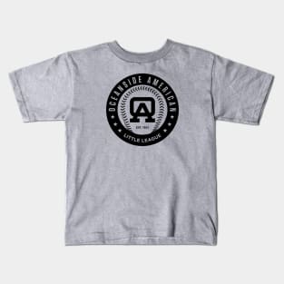 OALL Circle League Logo - Black Kids T-Shirt